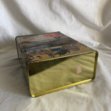 Vintage Asian Art Tin