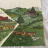 Wida Swiss Bern Napkin Set On The Farm Design