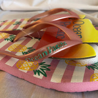 OP Ocean Pacific Flip Flop Sandals - Size 3