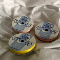Offray Ribbon - Yellow, Pink & Peach - Set of 3