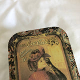 Coca Cola Lady Tin Can