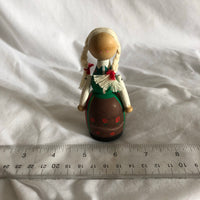 Norrbotten Handmalat Ellerbergs Sweden Wooden Doll