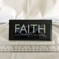 ‘FAITH I can do all things through Christ who strengthens me’ Quote Frame Art