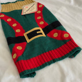 St Johns Bark Christmas Elf Pet Outfit - Size Small