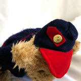 Original Brass Button Bear Plush