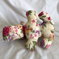 Vintage Floral Dog Plush