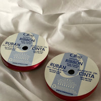 Offray Ribbon - Red-Set of 2
