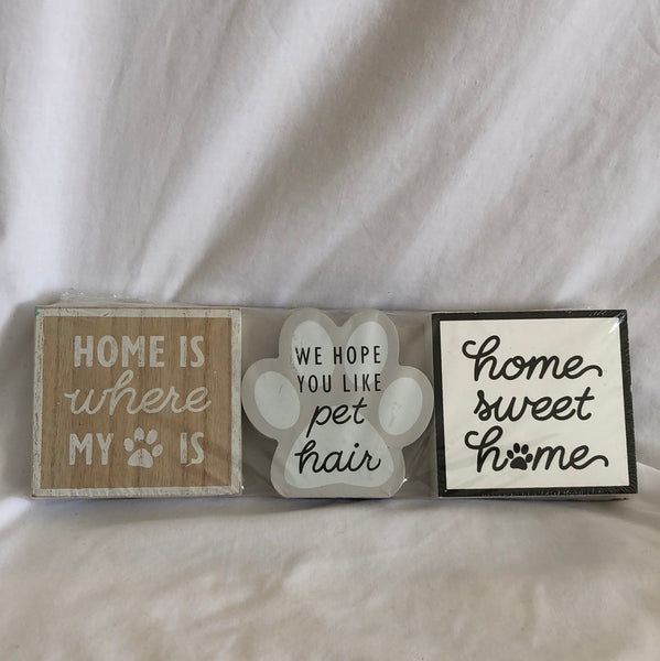 3 Pack of Hanging Signs