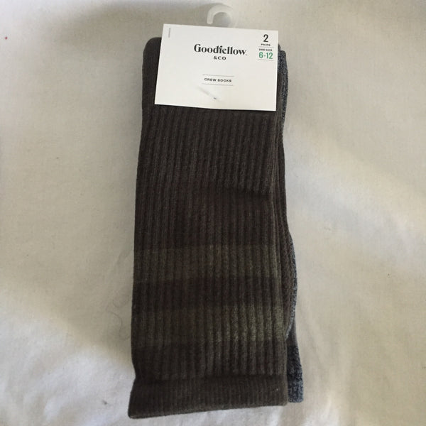 Goodfellow & Fellow Crew Socks - Adult Size- Shoe Size 6-12