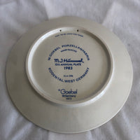 Vintage 1983 Goebel MJ Hummel Annual Plate Collectors Plate