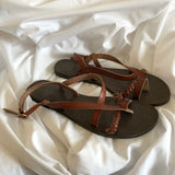 Brown Strappy Sandals - Women’s Size 11