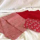 Fabric Cuts - Polka Dot Print & Candy Cane Print