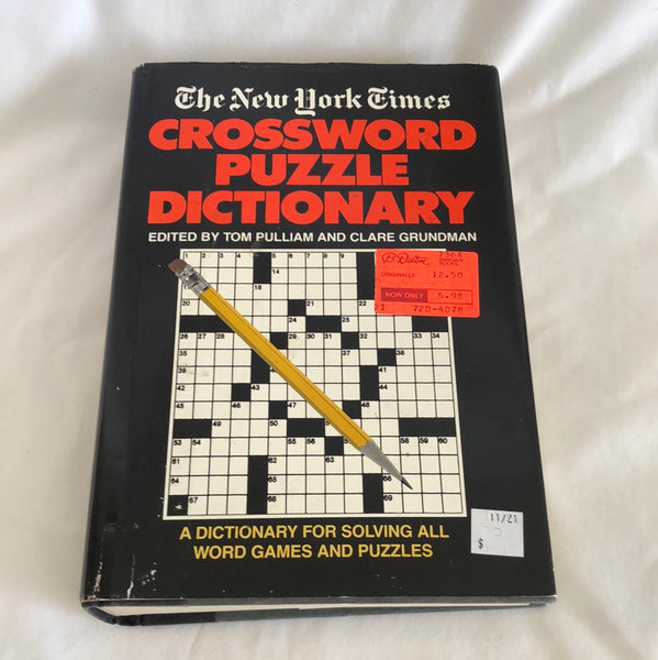 'The New York Times: Crossworld Puzzle Dictionary' by Tom Pulliam & Clare Grundman