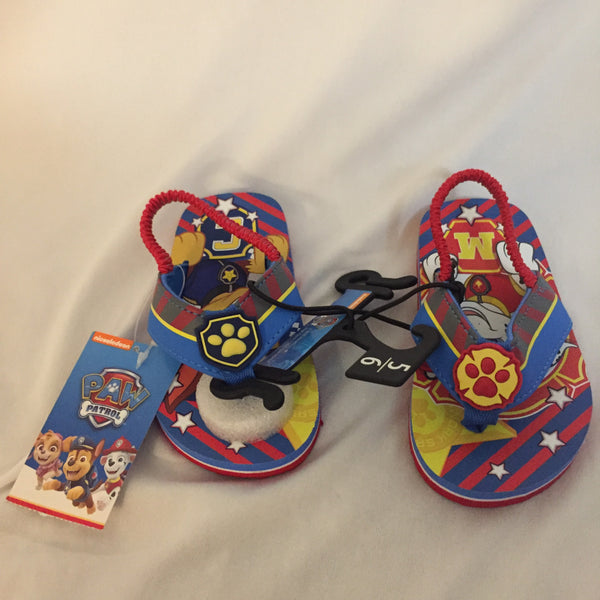 Nickelodeon Paw Patrol Flip Flops Kid’s Size 5/6