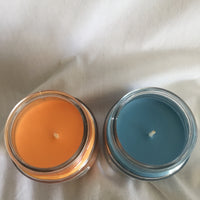 Candle - Lite - Orange Vanilla Dreamsicle & Ocean Blue Mist 3 Oz Each (Set Of 2)