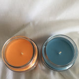 Candle - Lite - Orange Vanilla Dreamsicle & Ocean Blue Mist 3 Oz Each (Set Of 2)