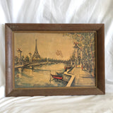 Vintage G. Ducollet Eiffel Tower Painting