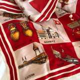 Switzerland Souvenir Scarf