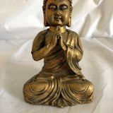 Hindu Gold Colored Sitting Sculpture