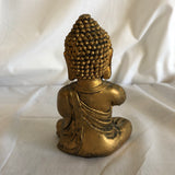 Hindu Gold Colored Sitting Sculpture