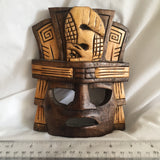 Wooden Carved Aztec/Mayan Mask