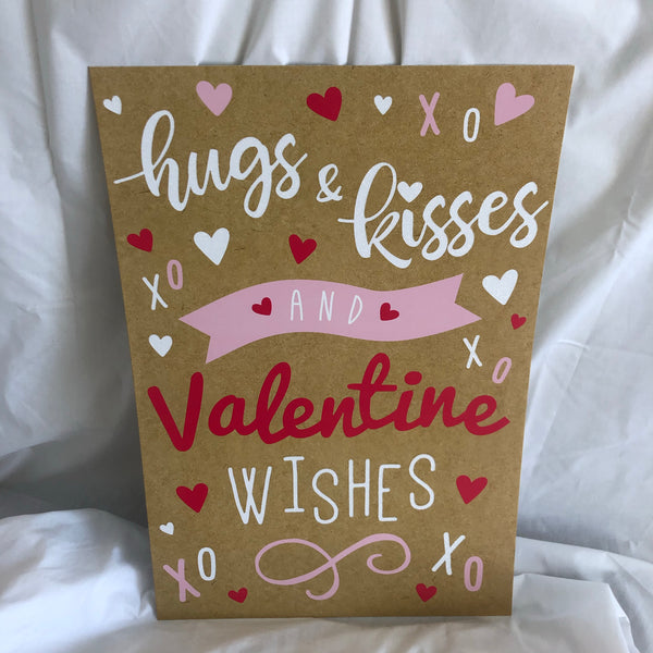 Jumbo Valentine’s Day Card - Envelope Included