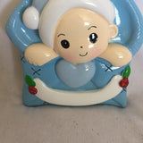 Blue Baby Ornament