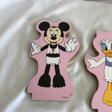 Minnie & Daisy Wood Blocks