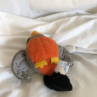 GANZ Webkinz Robin Orange Grey Black Bird Plush