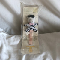 Noah's Menagerie Pacifier Buddy - Zebra