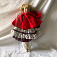 Little Red Riding Hood Porcelain Doll