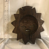 Handcarved Wooden Sun Mask