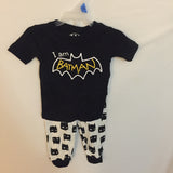 BatMan 2- Piece Pajama Set Size 24M