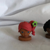 Mini Doll Heads - Set of 4