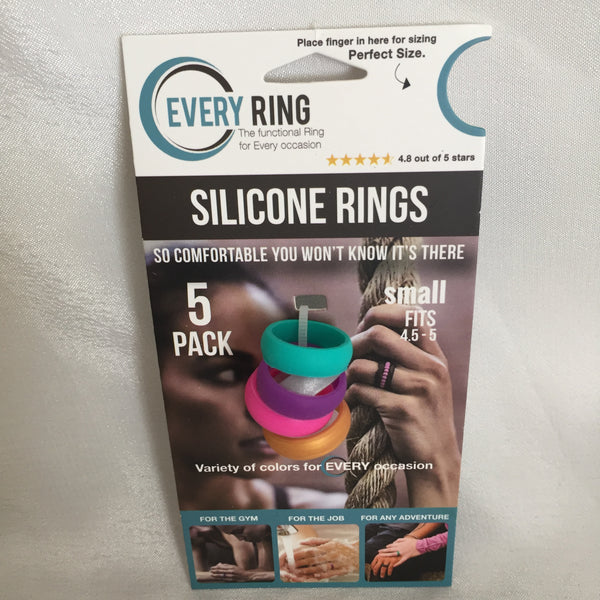 Every Ring Silicone Rings Size Small 5 Pack