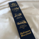 B&O Railroad Museum Baltimore, Maryland Leather Bookmark