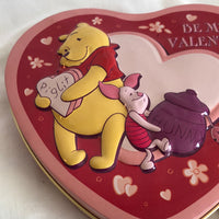 Winnie the Pooh & Piglet Valentines Day Heart Tin