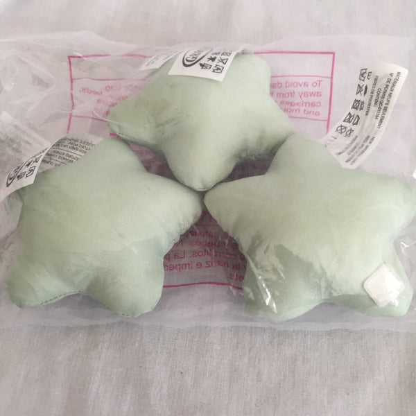 Green Star Plush- Set Of 3