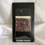 Glitter Sticker Pocket for Phone