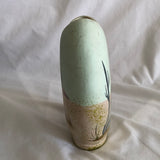 Painted Arizona Desert Scene Pottery Vase