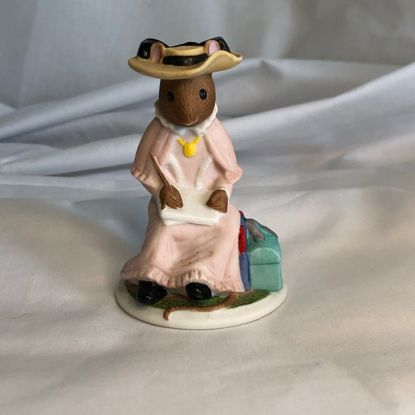 Franklin Mint ‘Woodmouse Family’ Porcelain Figurine - Amelia