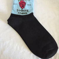 The Office Schrute Farms Socks - Adult Size - Blue