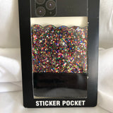 Glitter Sticker Pocket for Phone