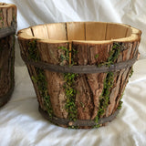 W. Images Wood Basket Set of 3