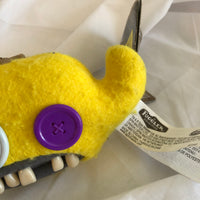 Yellow Fuggler Head Keychain