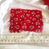 Fabric Cuts - Polka Dot Print & Candy Cane Print