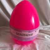 Large Pink Glitter Egg