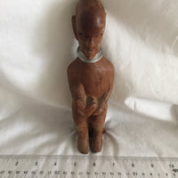 Wooden African Man/Female Statue Set