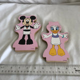 Minnie & Daisy Wood Blocks