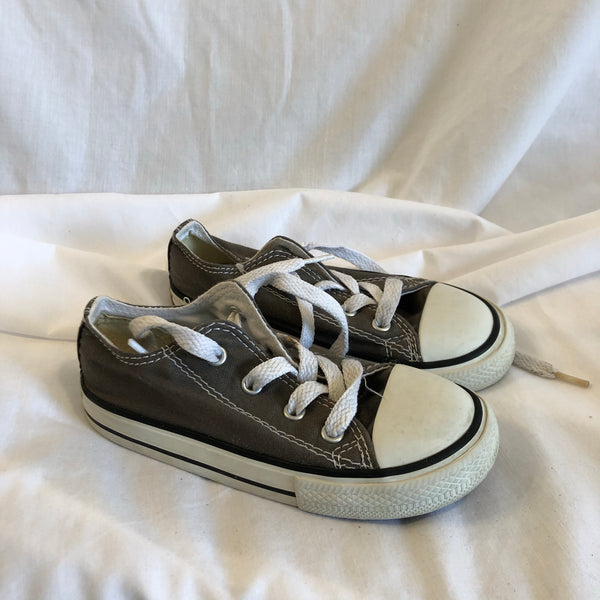 Grey Converse Shoes - Kid’s Size 9